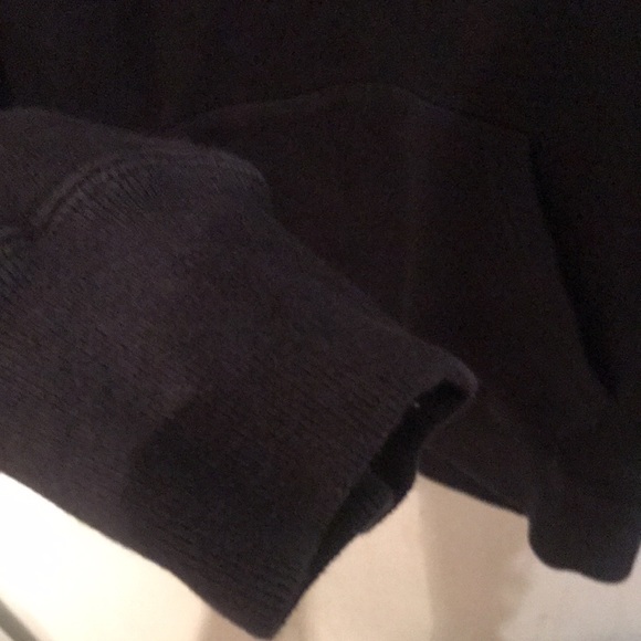 Roots Athletics Classic dark blue quarter zip hoodie with front pouch pocket - Picture 5 of 6